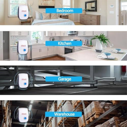 🚨Ultrasonic Insect Repellent⚡️Say goodbye to mosquitoes and rodents, and enjoy a peaceful life!