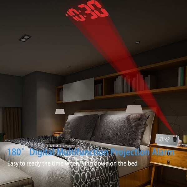🕒Smart Projector Alarm Clock｜Limited-Time Offer: Time Jumps onto the Wall, Unlocking a New Visual Wake-Up Experience! 🎁