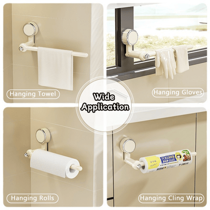 🚀 Say goodbye to drilling! Powerful suction cup hanging rod for easy storage 💯 Enjoy exclusive discounts