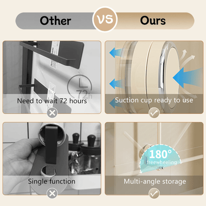 🚀 Say goodbye to drilling! Powerful suction cup hanging rod for easy storage 💯 Enjoy exclusive discounts