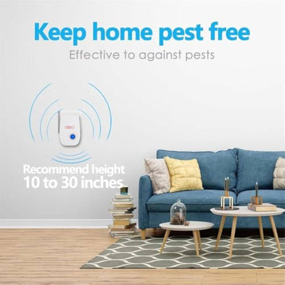 🚨Ultrasonic Insect Repellent⚡️Say goodbye to mosquitoes and rodents, and enjoy a peaceful life!