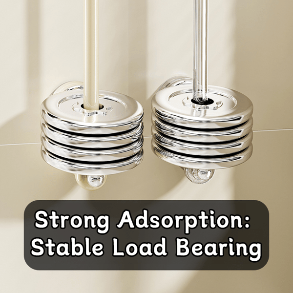 🚀 Say goodbye to drilling! Powerful suction cup hanging rod for easy storage 💯 Enjoy exclusive discounts